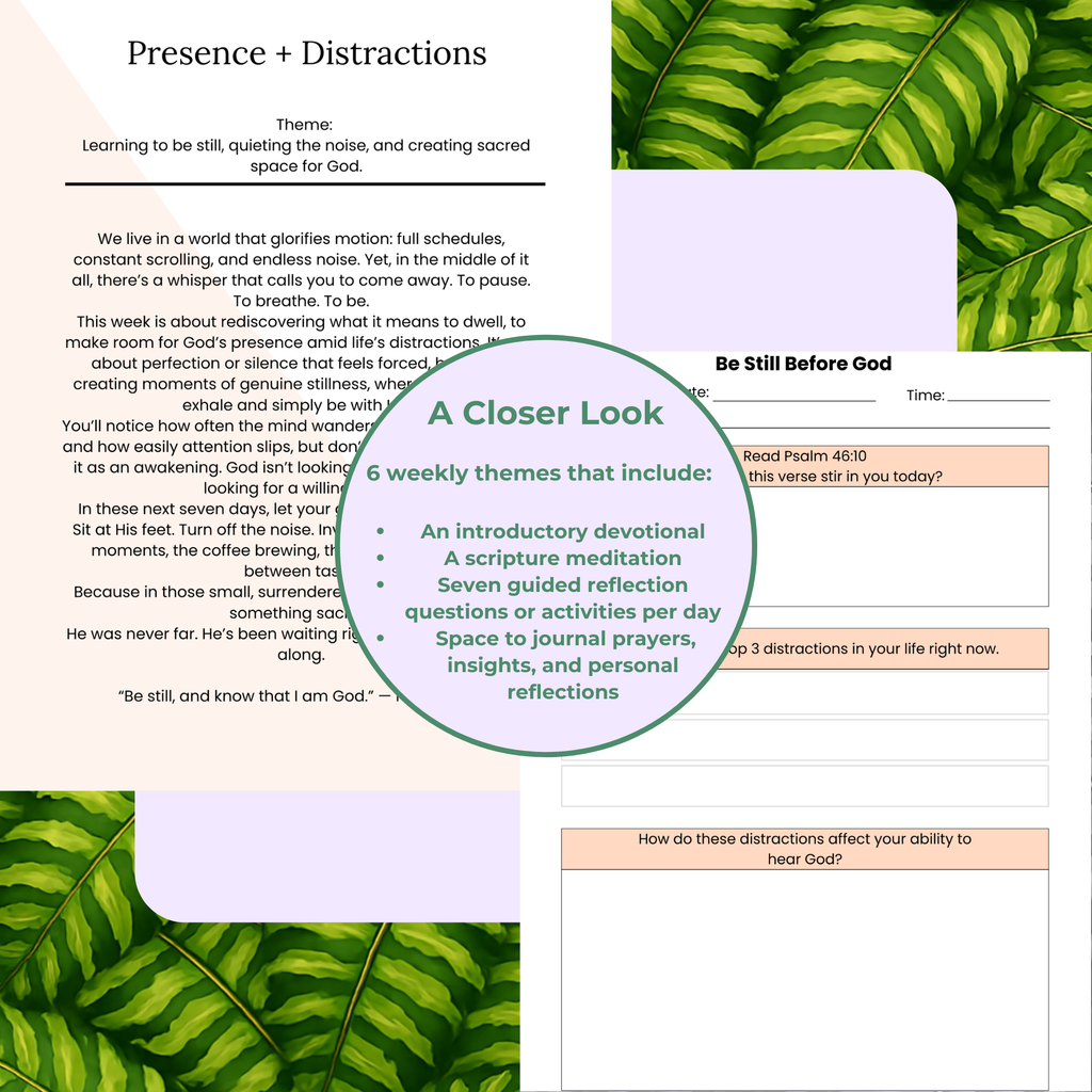 At the Master's Feet – 41 Day Guided Journal [Digital File]