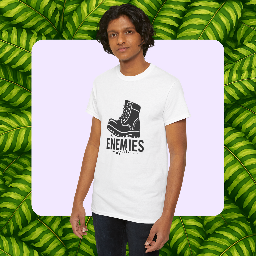 Stepping On Enemies-Unisex Heavy Cotton Tee