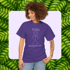 God Knows Me- Unisex Heavy Cotton Tee