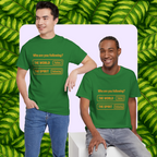 Who Are You Following-Unisex Heavy Cotton Tee