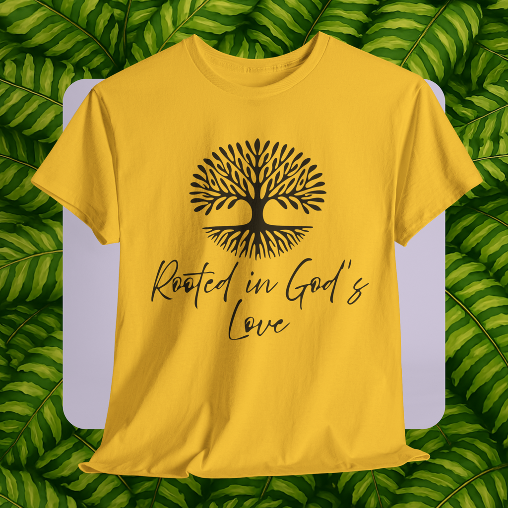 Rooted in God's Love Tee - Unisex Heavy Cotton Shirt