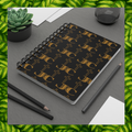 JC Luxe Spiral Bound Journal [Black/Gold]