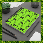 JC Luxe Spiral Bound Journal [Lime/Black]