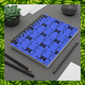 JC Luxe Spiral Bound Journal [Blue/Black]