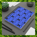JC Luxe Spiral Bound Journal [Blue/Black]