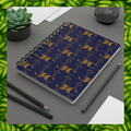 JC Luxe Spiral Bound Journal [Navy/Gold]