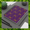 JC Luxe Spiral Bound Journal [Purple/Gold]