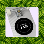 I Trust I Am — Round Vinyl Sticker