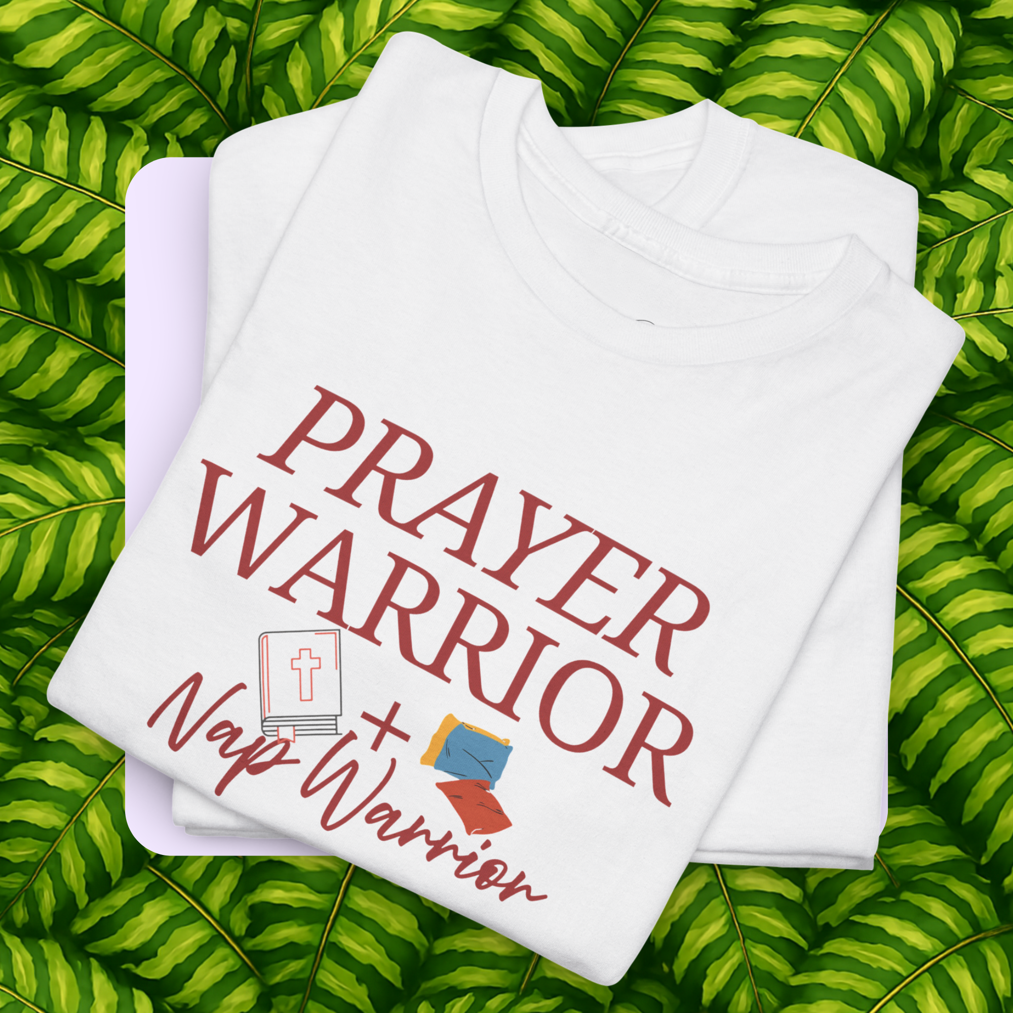 Prayer & Nap Warrior-Unisex Heavy Cotton Tee