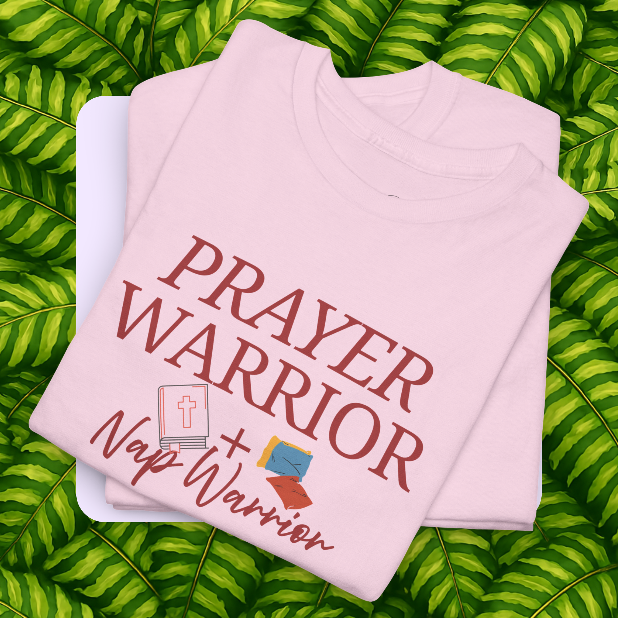Prayer & Nap Warrior-Unisex Heavy Cotton Tee