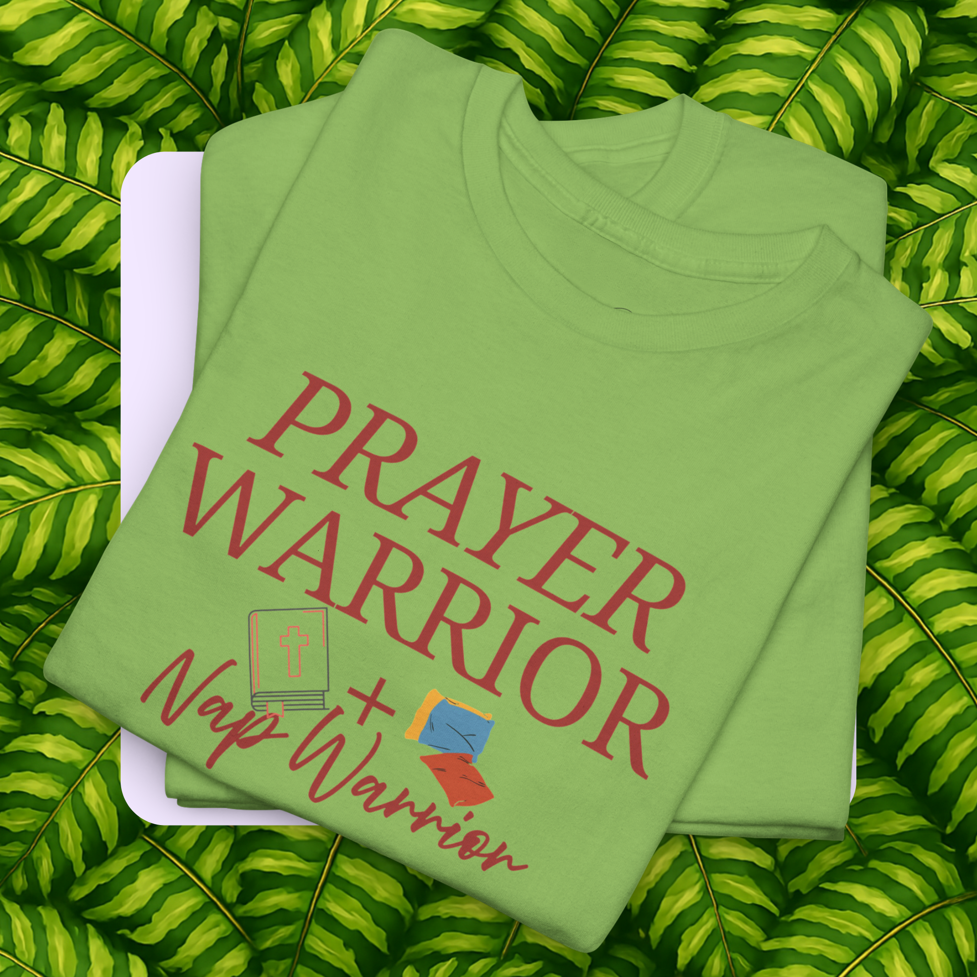 Prayer & Nap Warrior-Unisex Heavy Cotton Tee