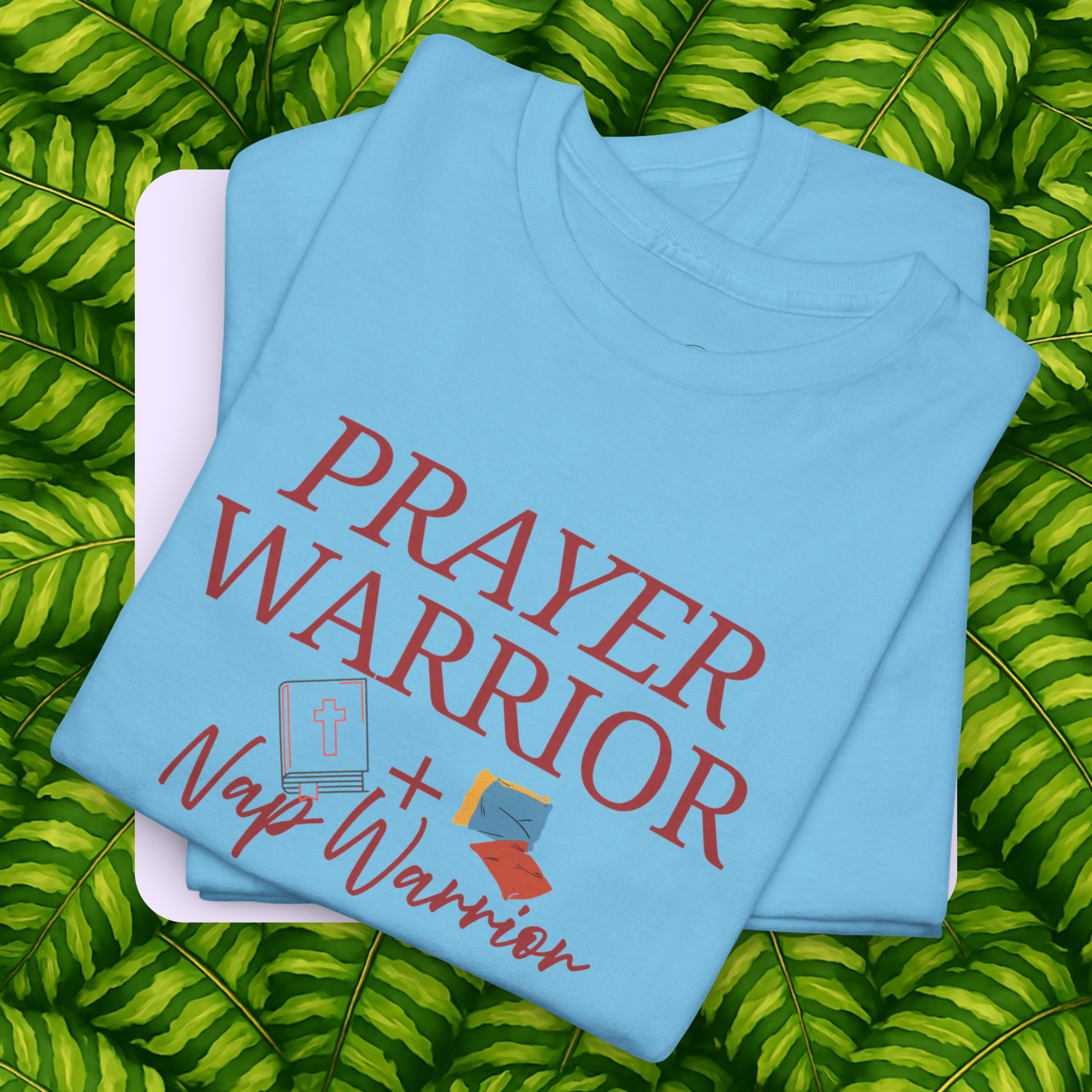 Prayer & Nap Warrior-Unisex Heavy Cotton Tee