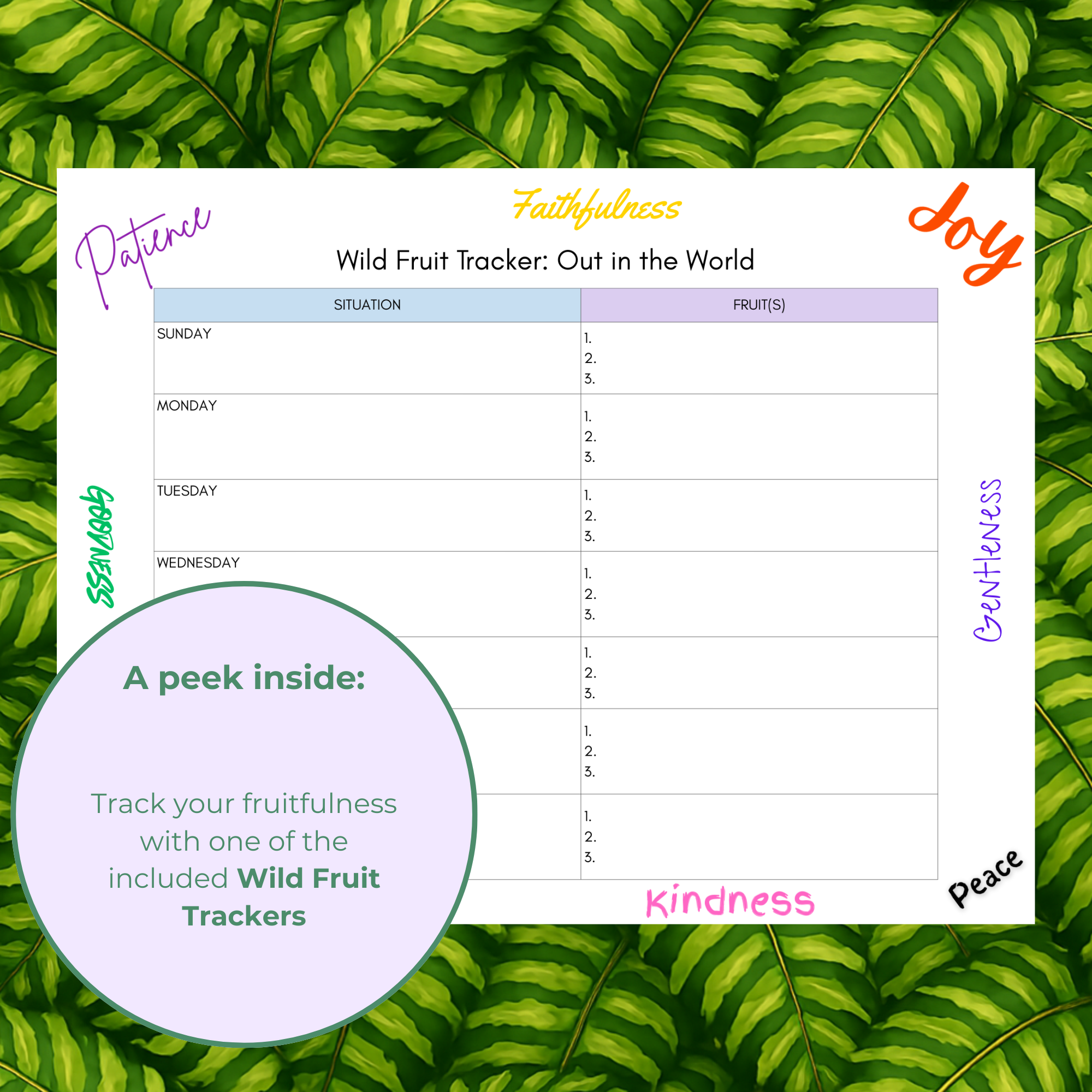 Fruit of the Spirit Devotional Mega Bundle | Printable Christian Study + Art Pack [Digital File]
