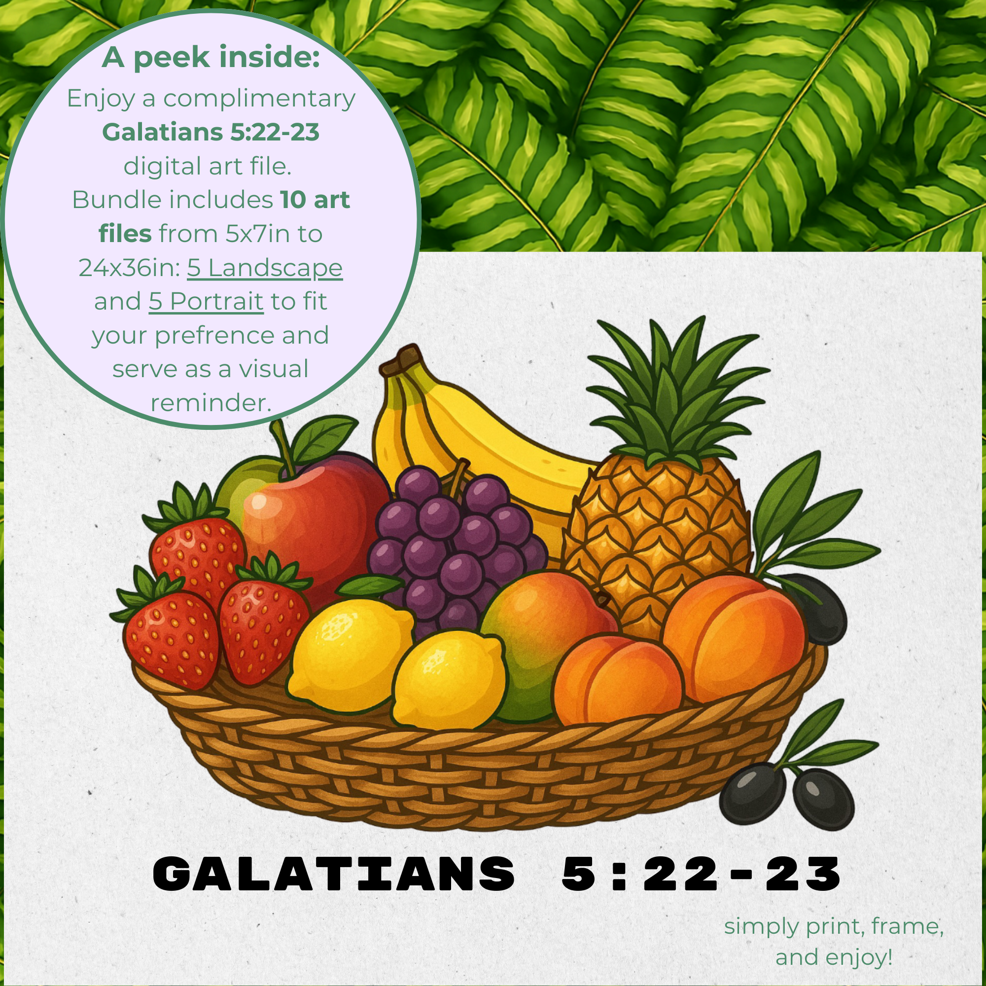 Fruit of the Spirit Devotional Mega Bundle | Printable Christian Study + Art Pack [Digital File]