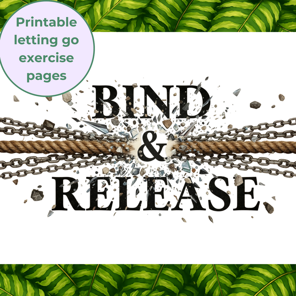 Bind & Release Page- Letting Go Exercise [Digital Download]