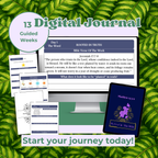 The Word & The Wild- A 13-Week Guided Journal [Navy-Digital File]